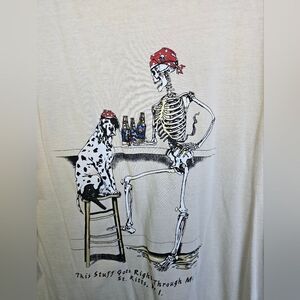 T-shirt men cream size xxl this stuff goes right through me. 092